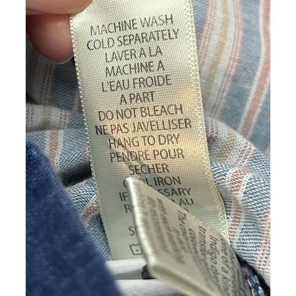 Max Studio Women's Lined Denim Sleeveless A-Line Dress, Navy Blue Small - Picture 12 of 12